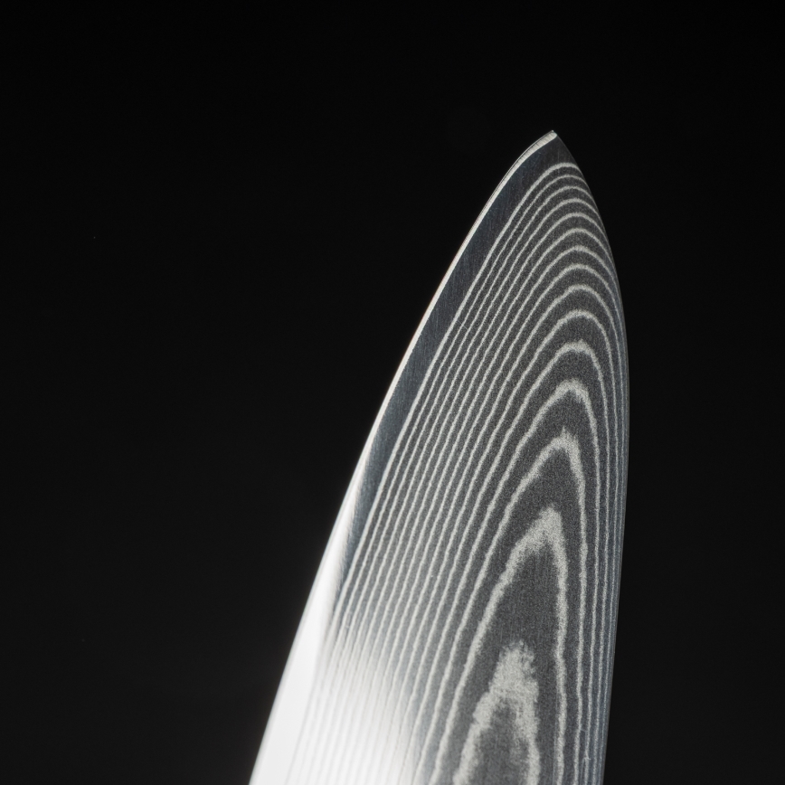 Gudaro - Cuchillo de chef de damasco FENG 8, 67 capas de acero, longitud 20 cm