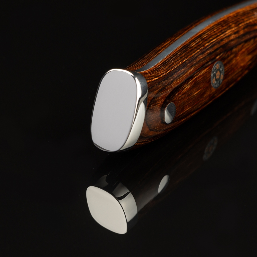 Gudaro - Cuchillo de cocina BIRD BEAK 7,6 cm de acero damasco