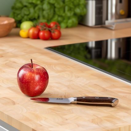 Gudaro - Cuchillo de cocina PARING 7,6 cm, acero damasco