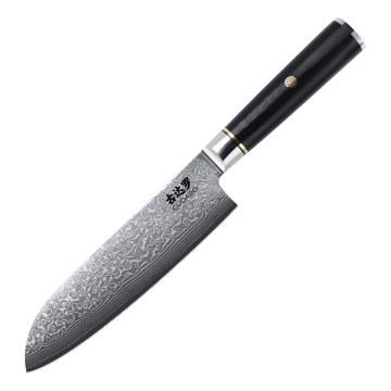 Gudaro - Cuchillo de cocina Santoku de damasco AKIRO 7