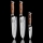 Gudaro - SET 2x cuchillo Santoku de Damasco FENG 7,5