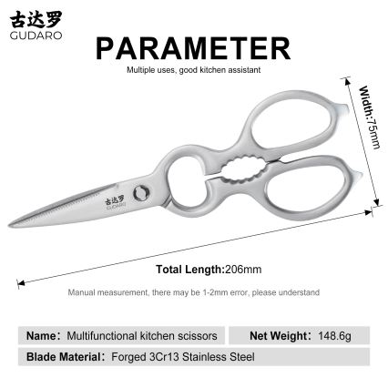 Gudaro - Tijeras para aves RONIN 20,6 cm