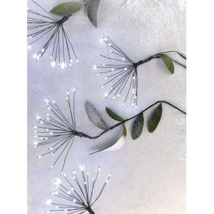 Guirnalda de 450 LEDs, 8+3 m, blanco frío