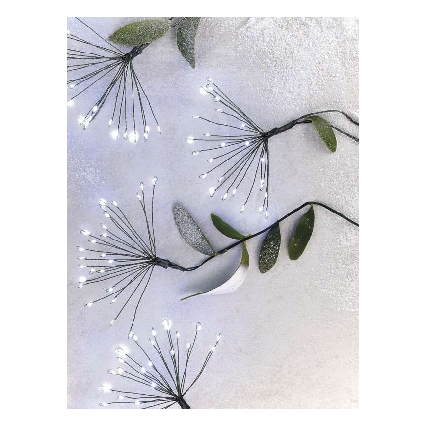 Guirnalda de 450 LEDs, 8+3 m, blanco frío