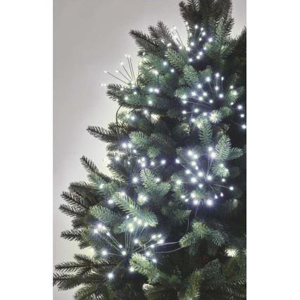 Guirnalda de 450 LEDs, 8+3 m, blanco frío