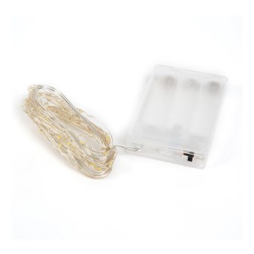 Guirnalda de luces LED 50xLED/3xAA 5m multicolor