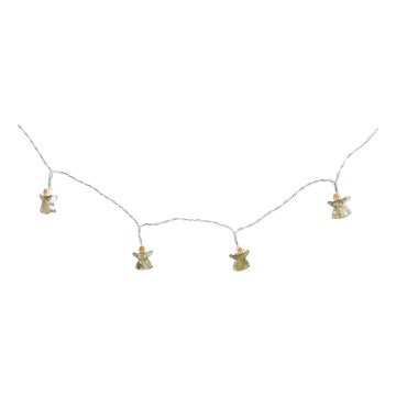 Guirnalda decorativa LED 10xLED/2xAA 1,65m blanco cálido