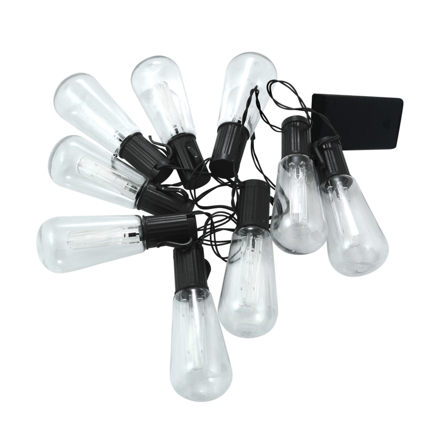 Guirnalda decorativa LED EDISON 2,65 m 10xLED/2xAA