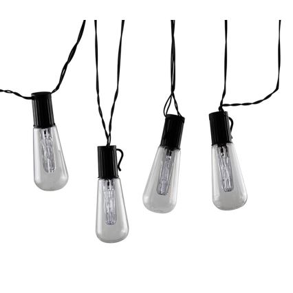 Guirnalda decorativa LED EDISON 2,65 m 10xLED/2xAA