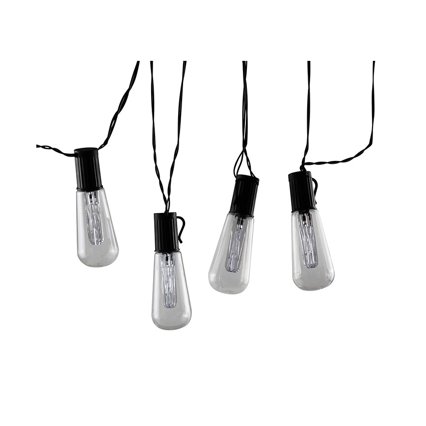 Guirnalda decorativa LED EDISON 2,65 m 10xLED/2xAA