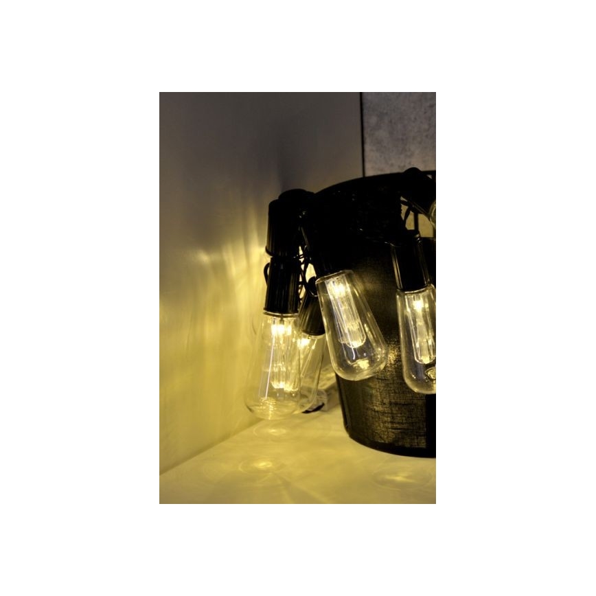 Guirnalda decorativa LED EDISON 2,65 m 10xLED/2xAA