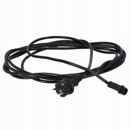 Guirnalda decorativa LED para exterior 20xE27/1W/230V, 11,44 m, IP44, negra