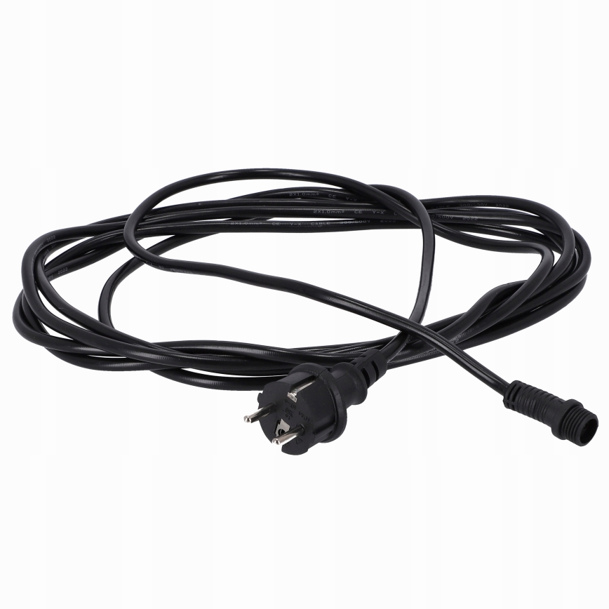 Guirnalda decorativa LED para exterior 20xE27/1W/230V, 11,44 m, IP44, negra