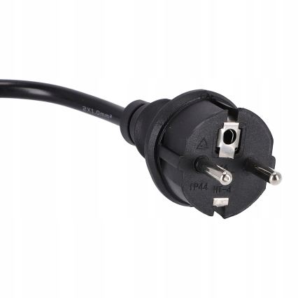 Guirnalda decorativa LED para exterior 20xE27/1W/230V, 11,44 m, IP44, negra