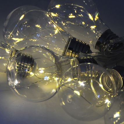 Guirnalda decorativa LED SMOLDER 2,1 m 10xLED/2xAA