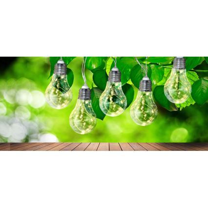 Guirnalda decorativa LED SMOLDER 2,1 m 10xLED/2xAA