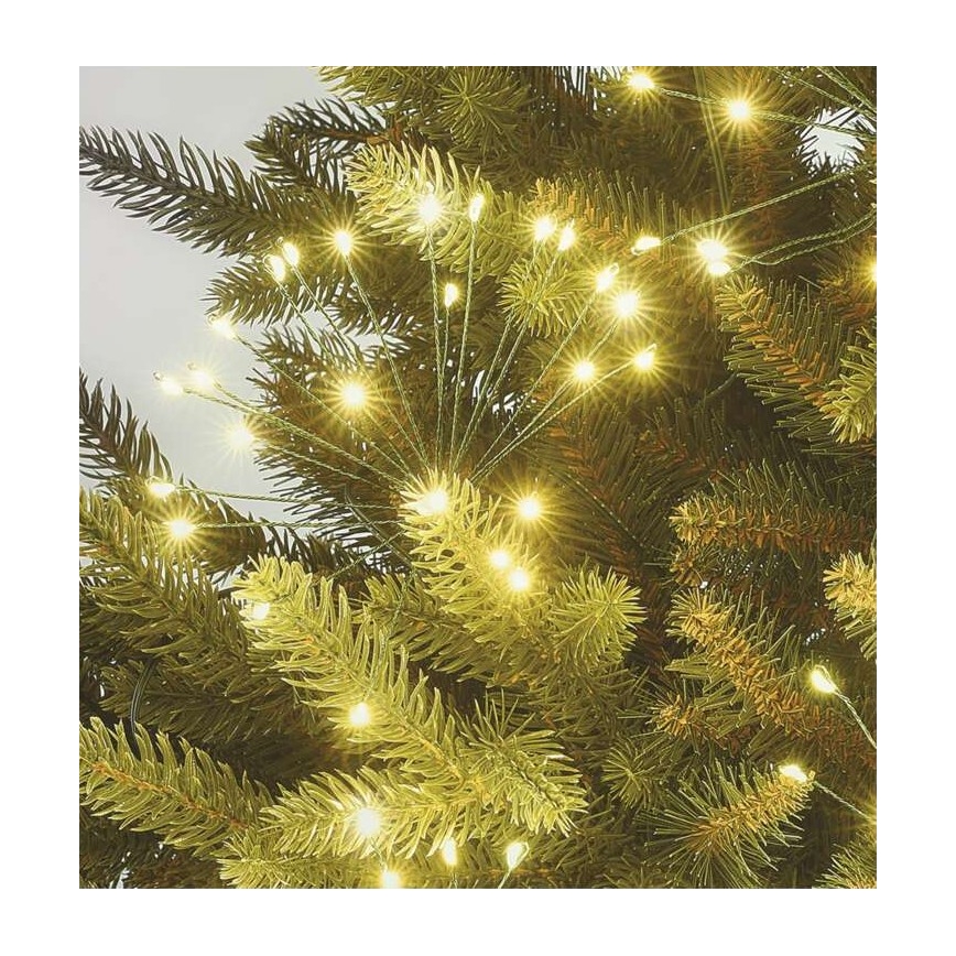 Guirnalda LED 150xLED/5,35m blanco cálido