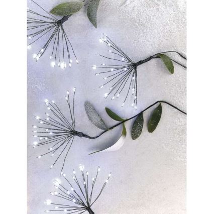 Guirnalda LED 150xLED/5,35m blanco frío