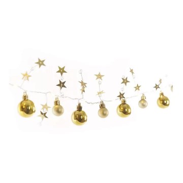 Guirnalda LED 20xLED/2xAA 2,2 m blanco cálido