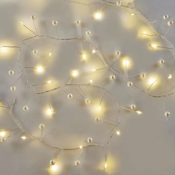 Guirnalda LED de Navidad 40xLED/3xAA 1,5 m blanco cálido