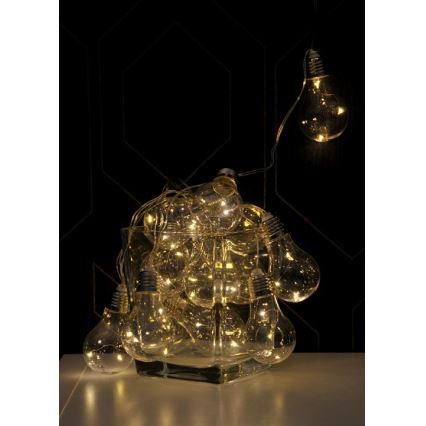 Guirnalda LED decorativa SMOLDER 5,3 m 20xLED/2,7W/230V