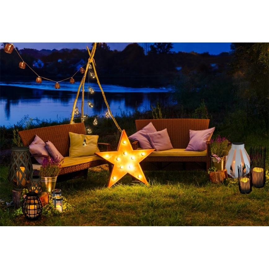 Guirnalda LED decorativa SMOLDER 5,3 m 20xLED/2,7W/230V