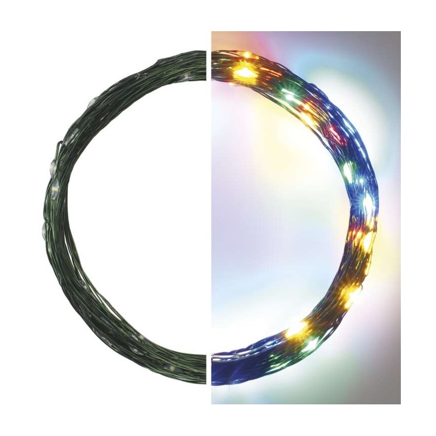 Guirnalda LED exterior 75xLED/12,5m IP44 multicolor