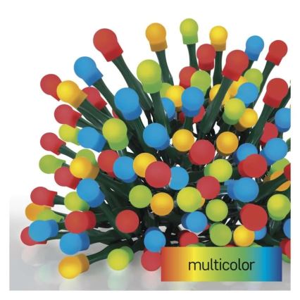 Guirnalda LED navideña 300xLED/8 funciones 35m IP44 blanco cálido