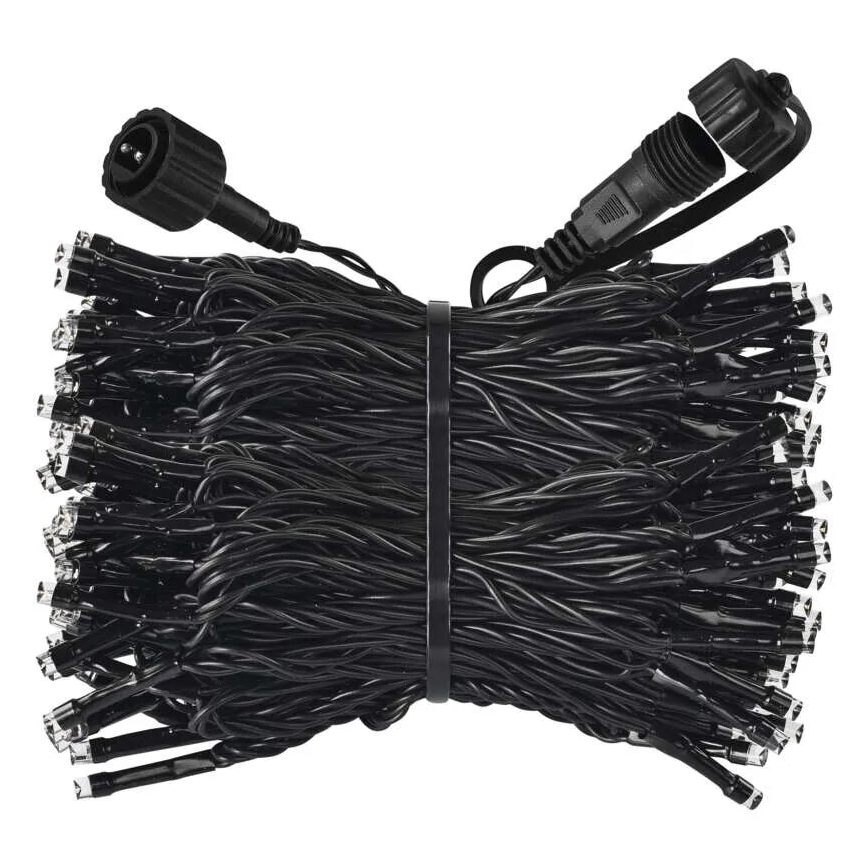 Guirnalda LED para exterior 100 LEDs / 10 m IP44, blanco frío