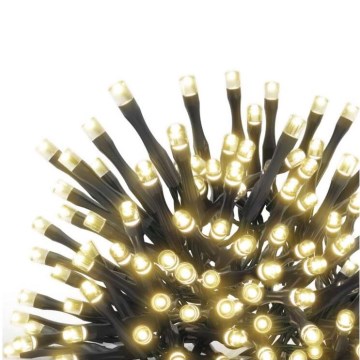 Guirnalda LED para exterior 100xLED/15m IP44 blanco cálido