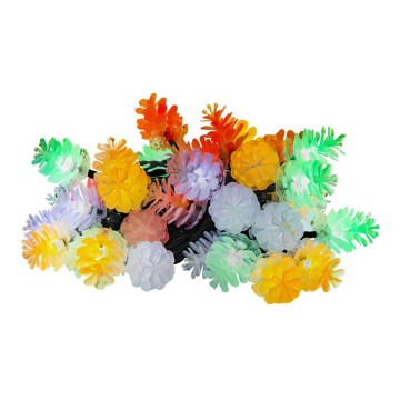 Guirnalda LED para exterior 80 LEDs/25 m IP44 multicolor