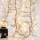 Guirnalda LED para exterior CLUSTER 1152xLED/8 funciones, 12 m, IP44, blanco cálido