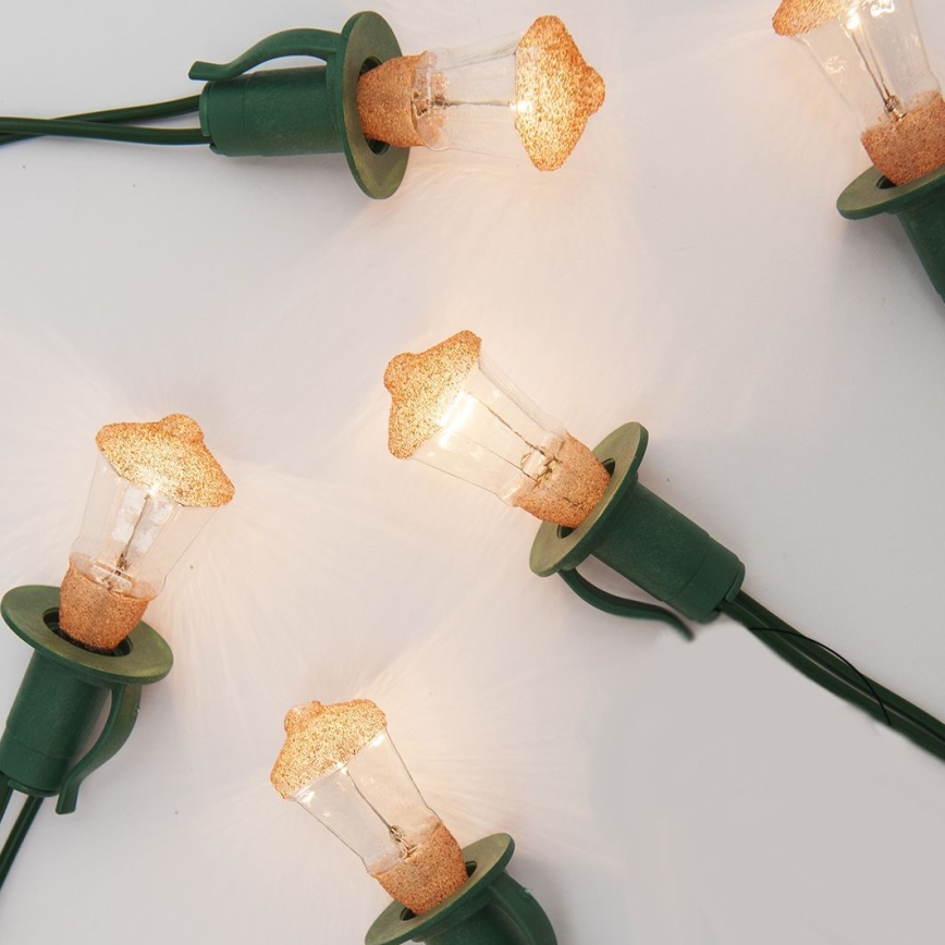 Guirnalda LUCERNA 12xE10/10,7m blanco cálido, Fabricada en la República Checa