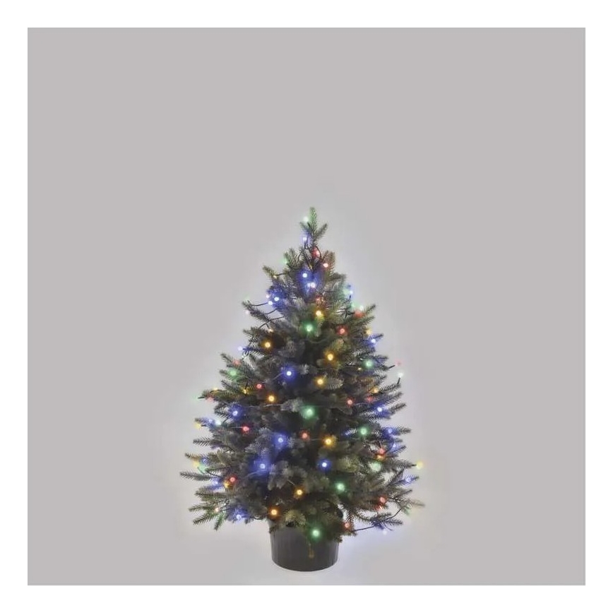 Guirnalda navideña LED para exterior 80xLED/8 funciones 13m multicolor IP44