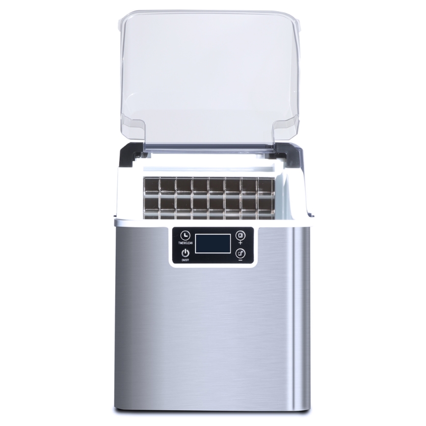 Guzzanti GZ124A - Fabricador de hielo 150W/230V de acero inoxidable