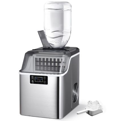 Guzzanti GZ124A - Fabricador de hielo 150W/230V de acero inoxidable