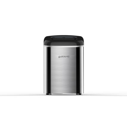 Guzzanti GZ125 - Fabricador de hielo 140 W/230 V acero inoxidable/negro