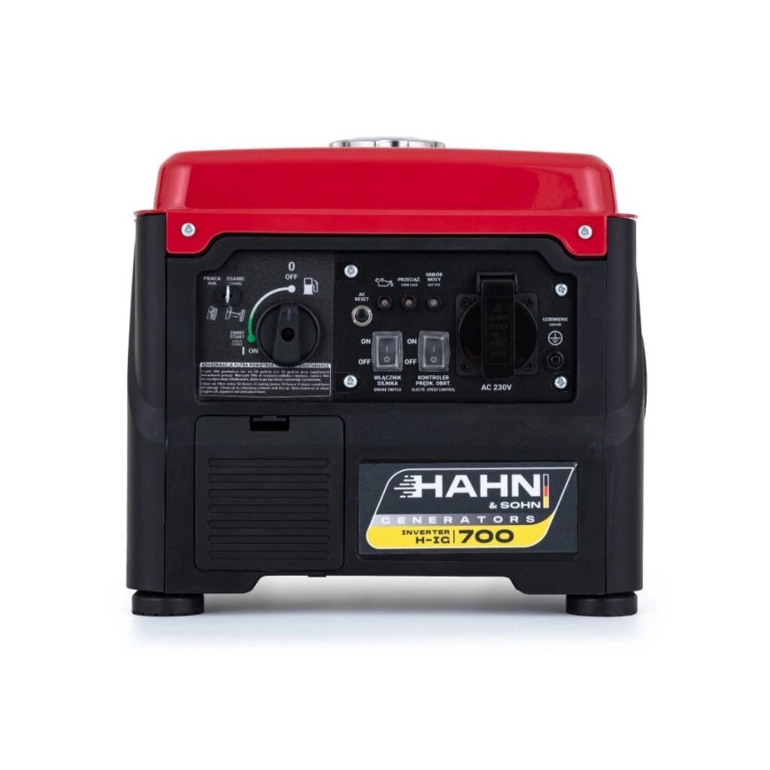 Hahn & Sohn 7305 - Generador eléctrico inversor de gasolina H IG 700 800W