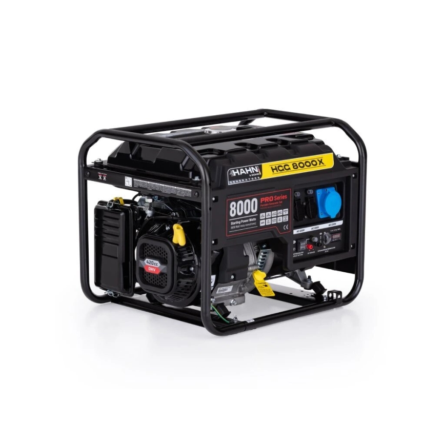 Hahn & Sohn 7410 - Generador eléctrico de gasolina HGG 8000X 6500W