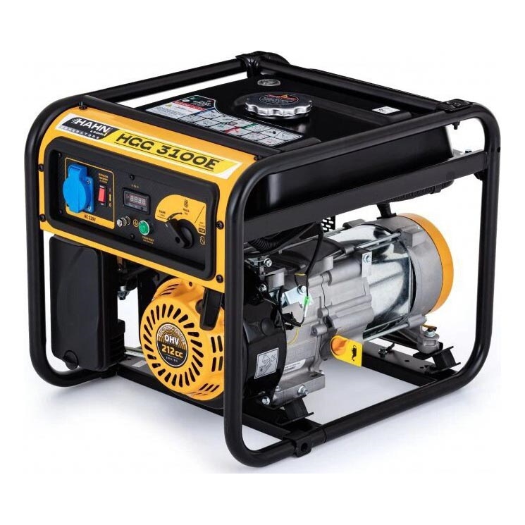 Hahn & Sohn 7569 - Generador eléctrico de gasolina HGG 3100E AVR 3300W
