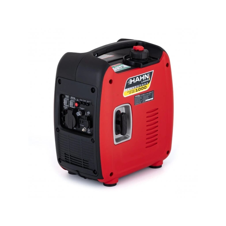 Hahn & Sohn 9175 - Generador eléctrico inversor de gasolina H IG 1000 1100W
