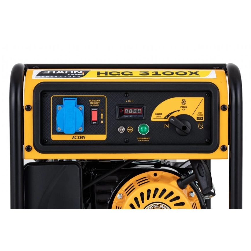 Hahn & Sohn 9176 - Generador eléctrico de gasolina HGG 3100X AVR 3300W
