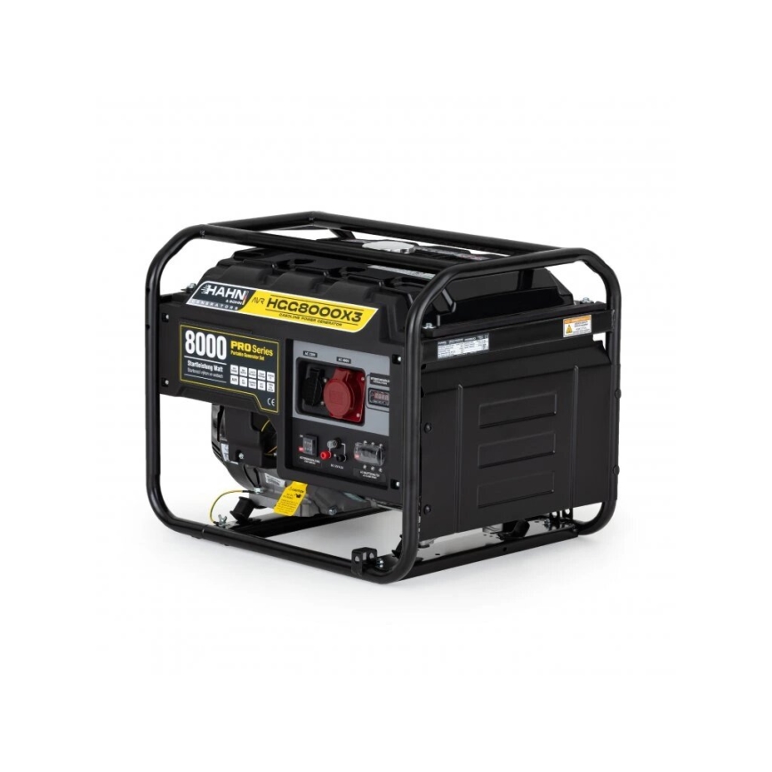 Hahn & Sohn 9177 - Generador eléctrico de gasolina HGG 8000 X3 6500W