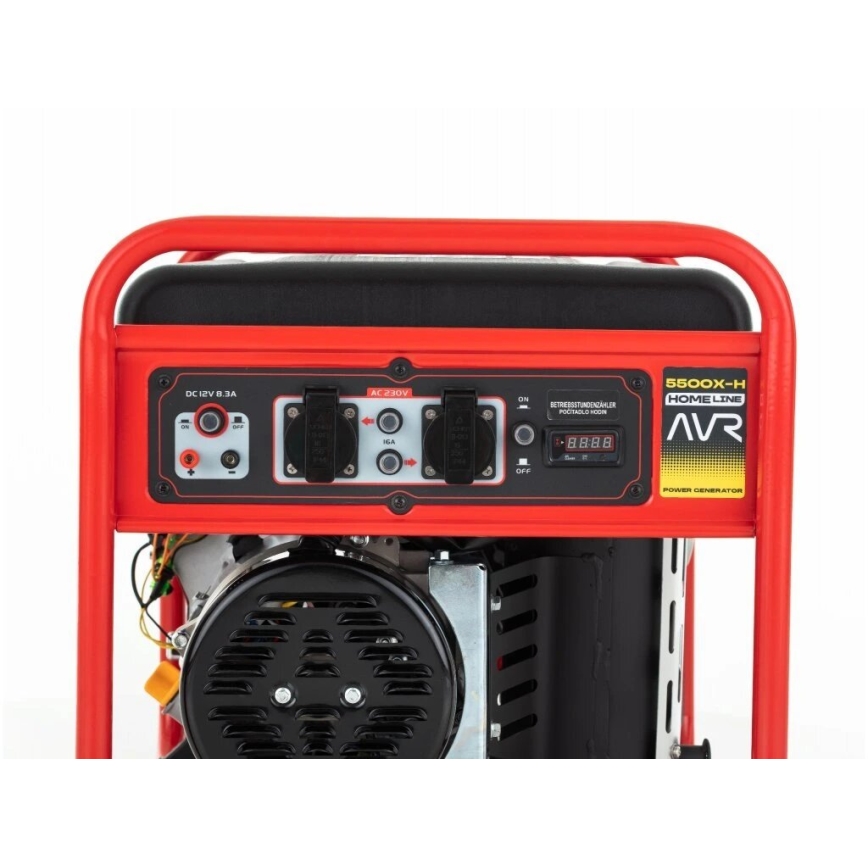 Hahn & Sohn 9178 - Generador eléctrico de gasolina HGG 5500 X-H 5500W