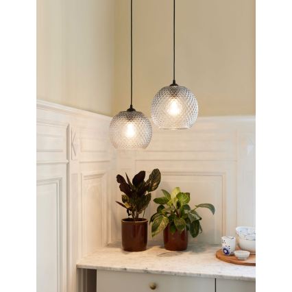 Halo Design 718436 - Lámpara colgante con cable NOBB 1xE27/40W/230V transparente