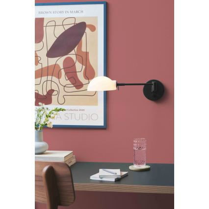 Halo Design 740215 - Aplique de pared KJOBENHAVN 1xG9/28W/230V negro