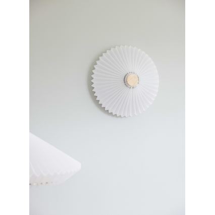 Halo Design 745081 - Aplique de pared PARIS 3xG9/28W/230V diámetro 40 cm blanco/latón/roble