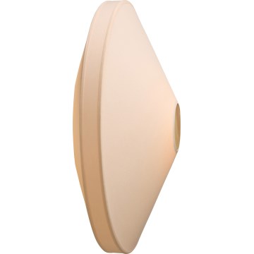 Halo Design 745111 - Aplique de pared PARIS, 1xE27/40W/230V, diámetro 56 cm, crema/roble