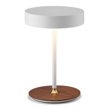 Halo Design 745760 - Lámpara de mesa recargable LED regulable ON THE MOVE LED/2,5W/4000 mAh blanco/madera