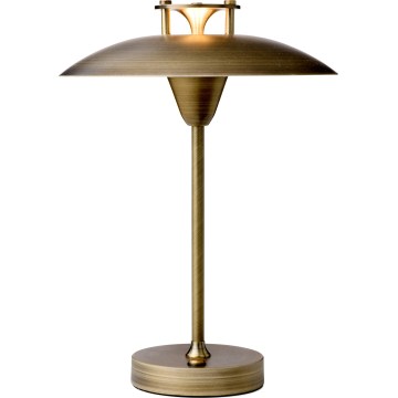Halo Design 746149 - Lámpara de mesa recargable y regulable para exterior MINI STEPP LED/1,8W/1600 mAh IP44 latón